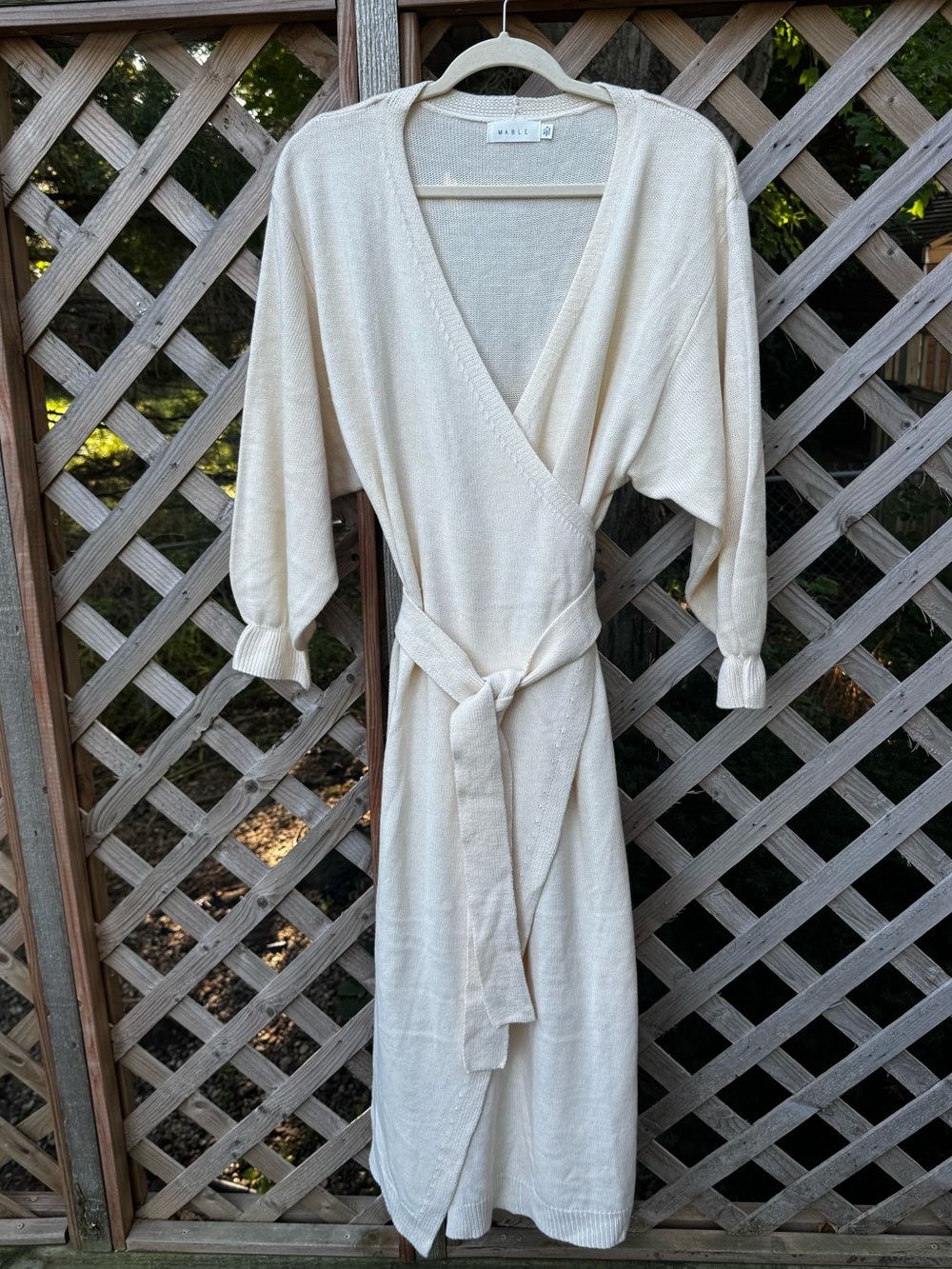 Mable Jovie Knit Sweater Midi Dress Wrap Dress - Picture 4 of 12